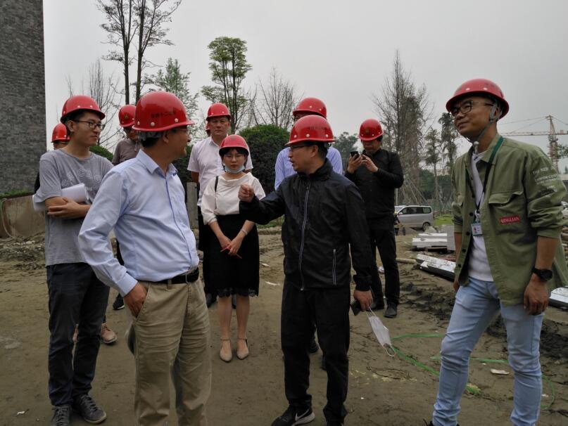 南宫28集团向导检查金牛宾馆工程推进事情